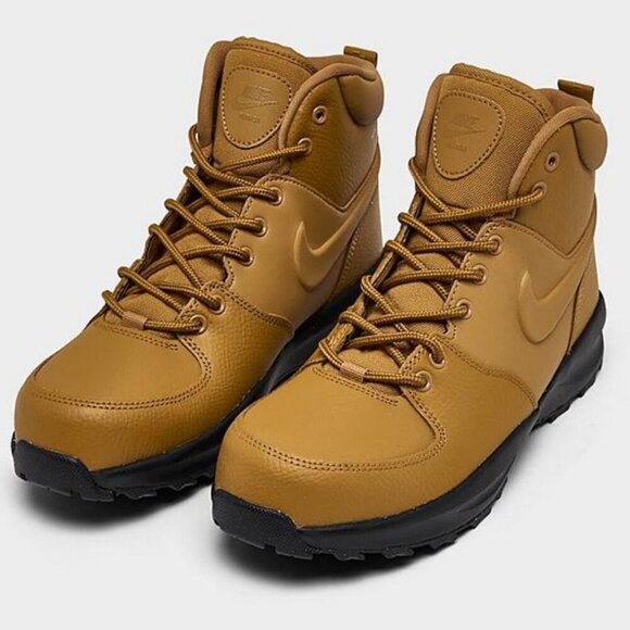 NIKE BOOTS MANOA LTR LEATHER AGGRESSIVE TRACTIONS COLD WET DAYS SZ 5.5 Woman - Picture 10 of 10